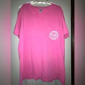 VS PINK oversized pocket T-shirt, size medium